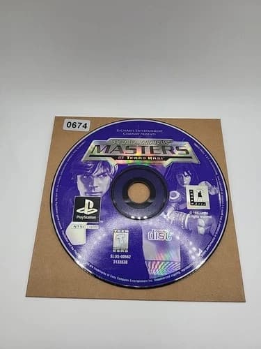 Star Wars Masters of Teras Kasi PS1 Sony PlayStation 1 Disc Only