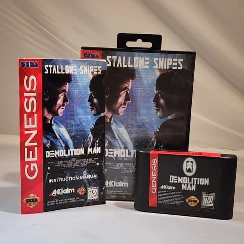SEGA Genesis Stallone Snipes Demolition Man