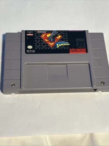 The Death and Return of Superman SNES Super Nintendo Sunsoft Game Authentic
