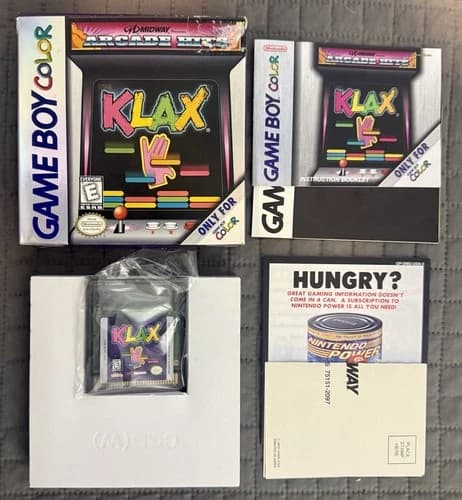 Nintendo Gameboy Color Klax CIB