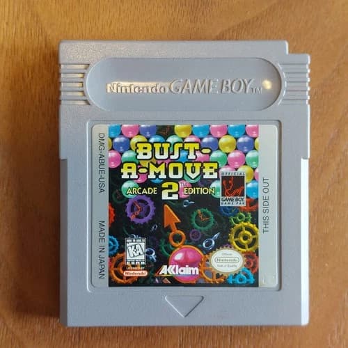 Bust-A-Move 2 Arcade Edition (GameBoy) Cart Only | Tested & Authentic 1998