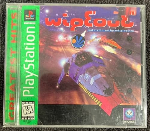 WipEout (Sony PlayStation 1, 1996) - CIB