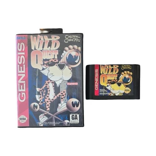 CHESTER CHEETAH WILD WILD QUEST SEGA GENESIS TESTED/WORKING
