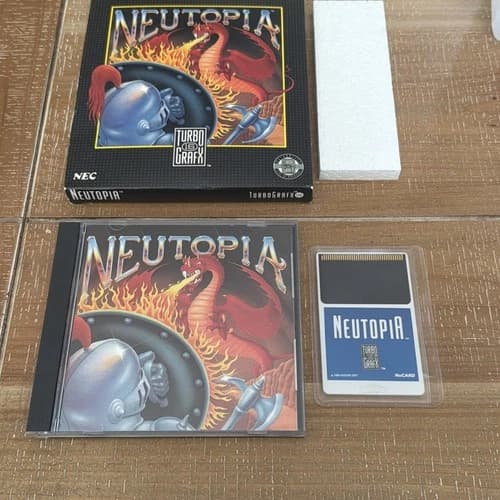 Neutopia (TurboGrafx 16, 1989) Authentic CIB Complete In Box w/ Manual Very Good