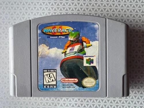 Wave Race 64 (Nintendo 64, 1996) Authentic Tested N64 Game Cartridge