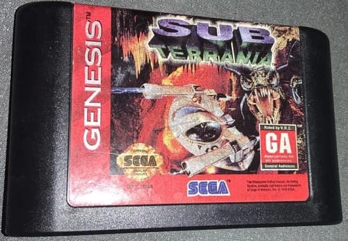 Sub Terrania (Sega Genesis ~ Tested ~ Cart Only ~#J430