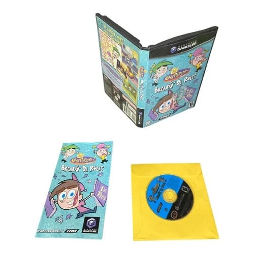 Nintendo GameCube NGC CIB COMPLETE TESTED Fairly OddParents: Breakin' Da Rules
