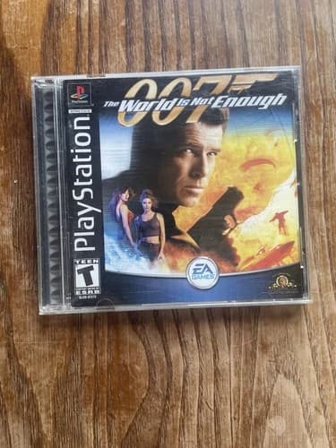 007 The World is Not Enough • PS1 Sony PlayStation 1 Black Label • CIB • Tested