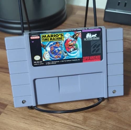 Mario's Time Machine (SUPER NES, The Software Toolworks, 1993) NTSC-U/C