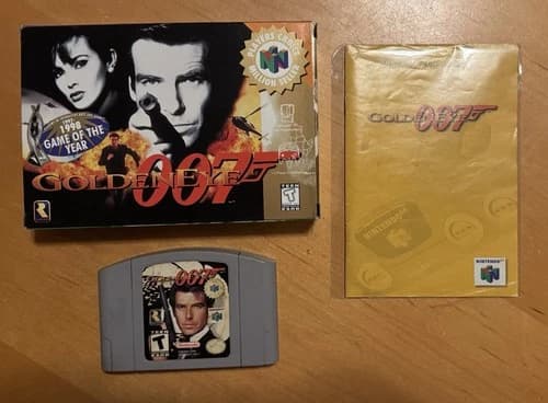 Goldeneye 007 Nintendo 64 N64 Complete CIB Player’s Choice Cartridge Manual Box