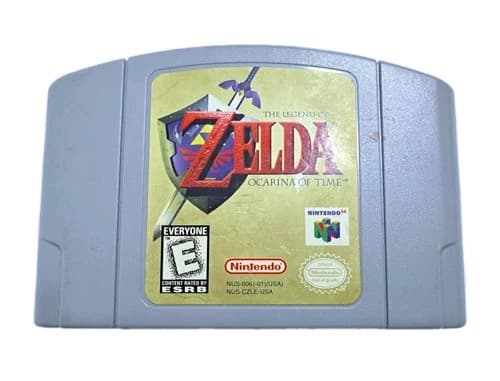 The Legend of Zelda Ocarina of Time Nintendo 64 N64 Game Cartridge