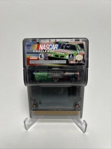 NASCAR Challenge w/ Rumble Nintendo Game Boy Color GBC Tested Great Condition