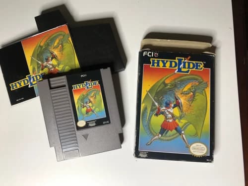 NES Nintendo game HYDLIDE CIB LOOK READ