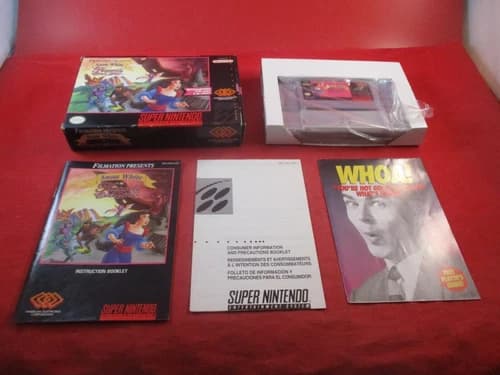 Snow White In Happily Ever After (Super Nintendo SNES) COMPLETE w/ Box manual