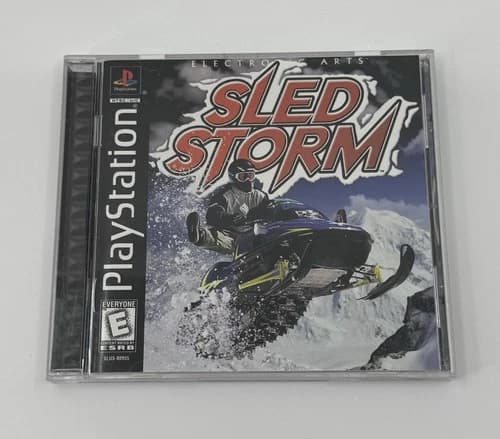 Sled Storm PS1 (Sony PlayStation 1, 1999) Black Label Complete CIB