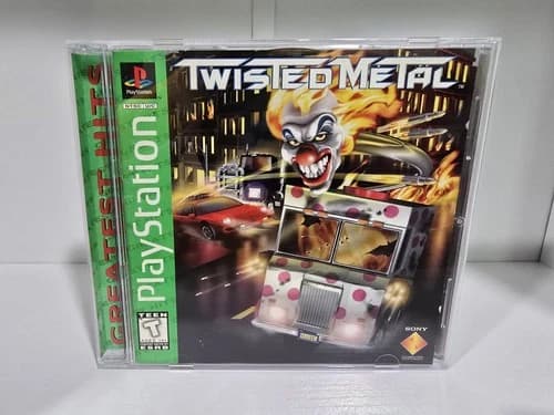 PS1 Twisted Metal CIB (With Manual) Sony PlayStation 1, 1995, Tested