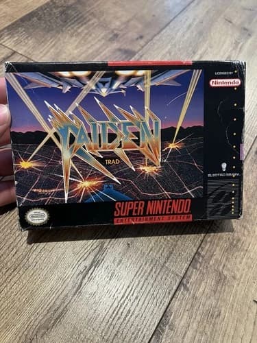 Raiden Trad SNES CIB Tested and Working