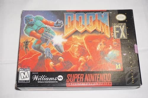 Doom (Super Nintendo SNES) Complete in Box CIB