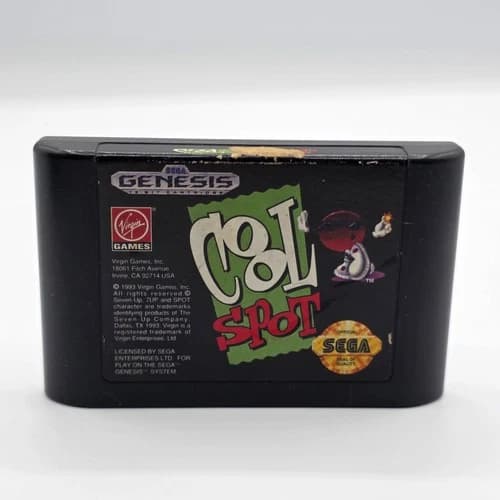 Cool Spot Sega Genesis 1993 Cart Only Tested & Works!