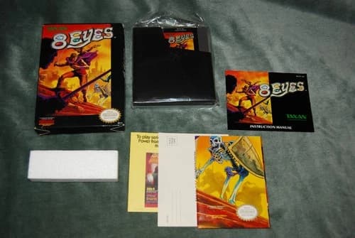 8 Eyes NES Nintendo Entertainment System Complete in Box – Tested & Working