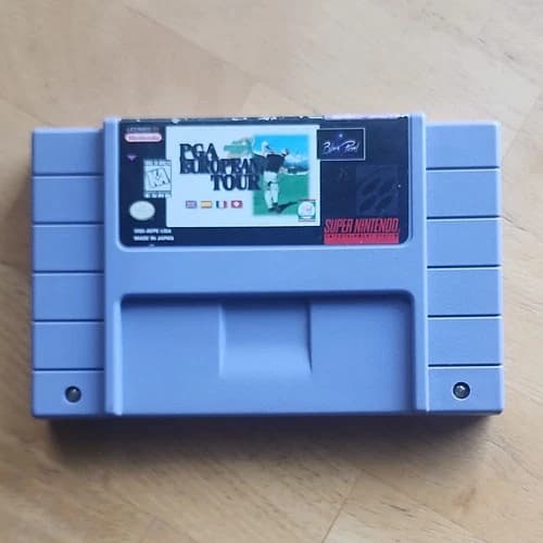 PGA European Tour (Super Nintendo SNES) Tested and Working