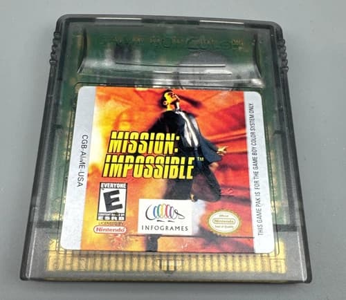 Mission: Impossible Nintendo Game Boy Color GBC Game Cartridge Only 1998