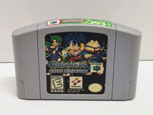Goemon's Great Adventure Nintendo 64 N64 Authentic Tested Cart Only