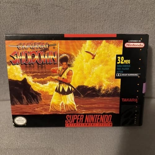 Samurai Shodown (Super Nintendo SNES) Complete - Tested - Authentic
