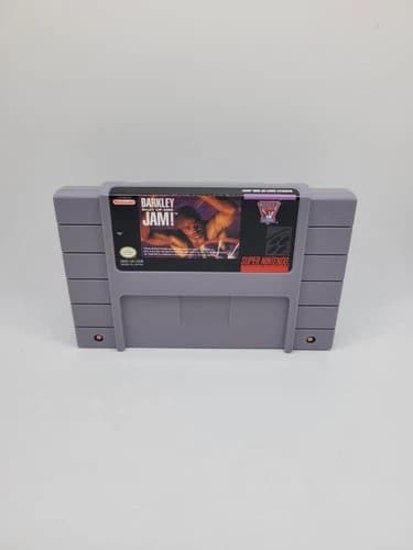 Barkley Shut Up And Jam - Super Nintendo SNES - Authentic - Tested - Fast Ship!