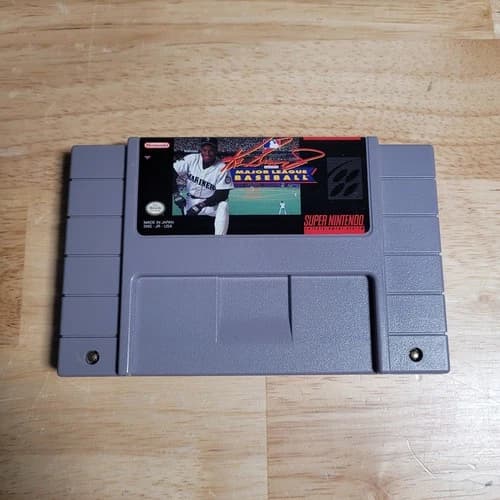 Ken Griffey Jr. Major League Baseball Super Nintendo SNES - Tested