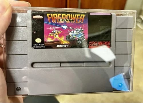 Firepower 2000 (Super Nintendo SNES, 1992) Cartridge Only - Tested & Working