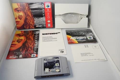Forsaken 64 (Nintendo 64, 1998) n64 Acclaim Complete In Box CIB Nice!, Authentic
