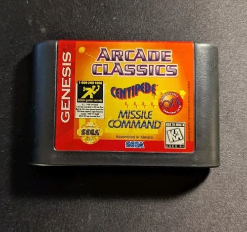 Arcade Classics (Sega Genesis, 1996) Game Only | Tested | Authentic