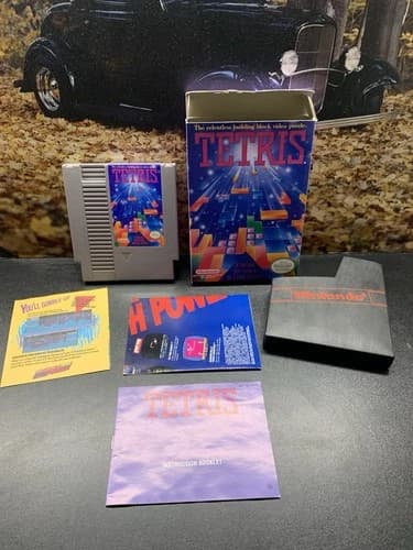 Tetris (Nintendo Entertainment System, 1989) Complete CIB Great Condition