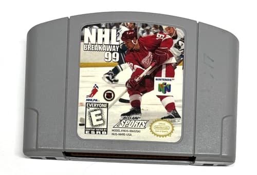 NHL Breakaway 99 (Nintendo 64) N64 Tested.