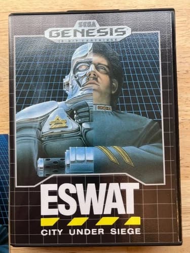 ESWAT: City Under Siege, Sega Genesis, Complete In Box CIB