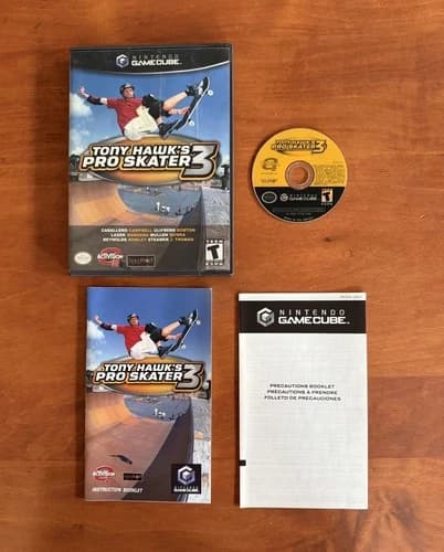 Tony Hawk's Pro Skater 3 (Nintendo GameCube) Black Label CIB Complete w/ Reg