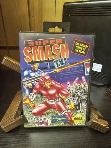 Super Smash T.V. (Sega Genesis, 1992) Complete TESTED WORKING