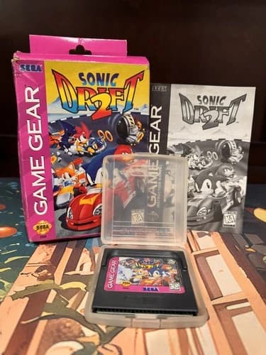 Sonic Drift 2 for the Sega Game Gear - CIB Complete
