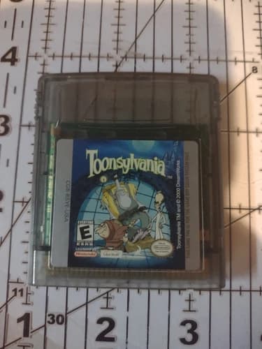 Toonsylvania GBC Nintendo Gameboy Color Vintage Video Game Cartridge Only