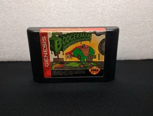 Boogerman A Pick And Flick Adventure Sega Genesis Authentic US Version