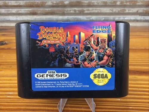 Double Dragon 3: The Arcade Game (Sega Genesis, 1992) Tested EXCELLENT!