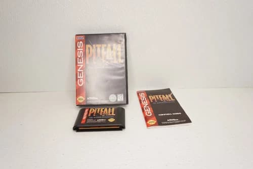 Pitfall: The Mayan Adventure Sega Genesis COMPLETE in box authentic!
