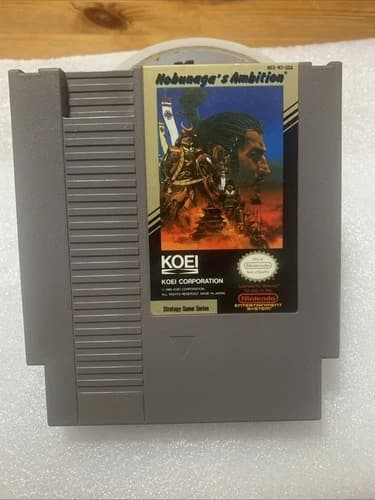 Nobunaga's Ambition - Nintendo NES Game Cartridge - Authentic - Tested