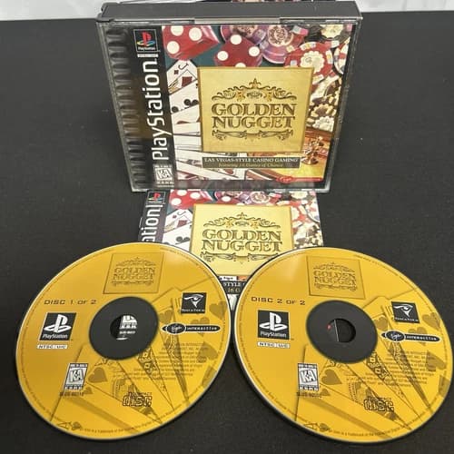 Golden Nugget - Sony PlayStation 1 (PS1) Complete in Box CIB Working/Tested
