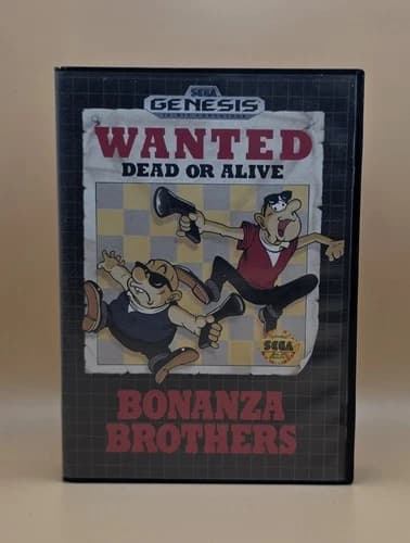 Bonanza Bros. (Sega Genesis) CIB, Tested & Working