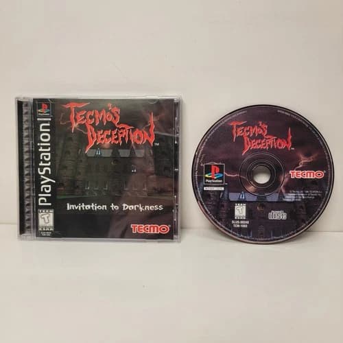 Tecmo's Deception Invitation to Darkness for PlayStation 1 Good Condition Tested