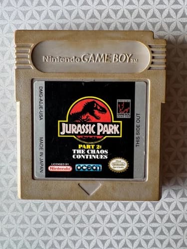 Game Boy: Jurassic Park (Authentic Loose Cartridge) Tested & Working!