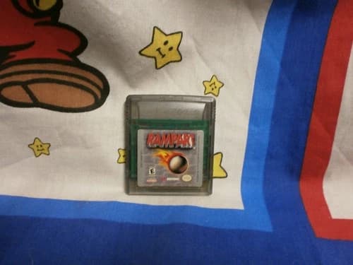 Nintendo Gameboy Color Rampart Game