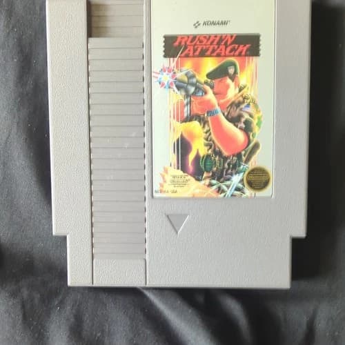 Konami Rush'n Attack Nintendo NES Game NTSC-U/C (US/Canada) Cartridge Only
